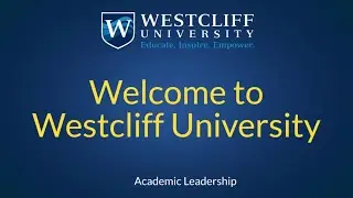 Welcome to Westcliff University!