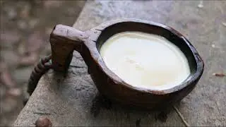北歐木碗Kuksa製作 Making a wooden kuksa cup