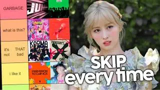 tier list of the WORST song from kpop groups