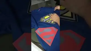 how to print multiple vinyl  superman logo