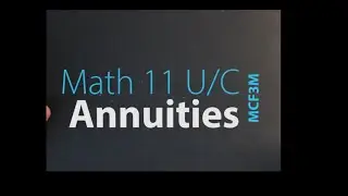 7.4 Introduction to Annuities