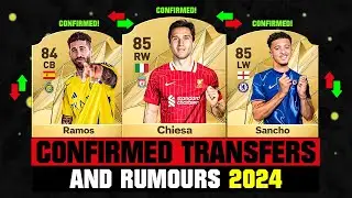 FIFA 25 | NEW CONFIRMED TRANSFERS & RUMOURS! 🤪🔥 ft. Chiesa, Ramos, Sancho... etc
