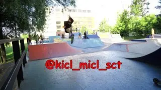 @kicl_micl_sct трюки на самокате в скейтпарке XSA м.Крылатское