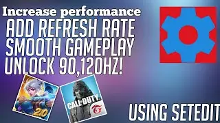 Unlock 90,120Hz! Using setedit INCREASE GAMING PERFORMANCE -QKTZY