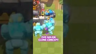 Golem Evo 🗿 #concept #clashroyale #cardevolution #newevolution #megaknight #pekka
