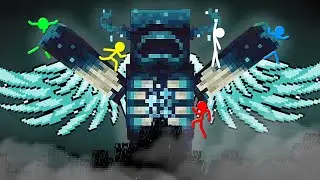 Stickman VS Minecraft: Giant Warden - AVM Shorts Animation