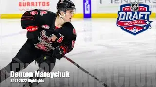 2022 NHL Draft : Denton Mateychuk - 21-22 Highlights