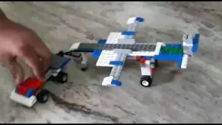 Aeroplane with legos by sankalp