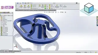 SolidWorks Tutorial # 42 Exercise | Pattern | Sketch fillet | Extrude | Solidworks Tutorial