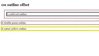 Css outline-offset lesson:12(part-6)