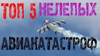 ТОП 5 ГЛУПЫХ НЕЛЕПЫХ АВИАКАТАСТРОФ