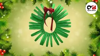 Fun and Easy Christmas Paper Decor Craft for Kids | DIY Holiday Decorations #christmascrafts