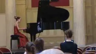 Tiffany Sidney Mikova at Alexander Scriabin concours in Paris wins 2nd. prize