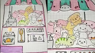 💕Paperdiy 💕 máquina de peluches #paperplay #papercraft