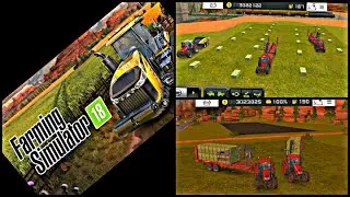 Farming Simulator 18 #1 Lots of Grass Bales From One Field (Android Gameplay)