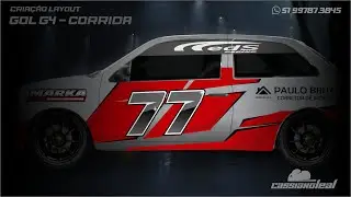 Criação layout para plotagem - gol de corrida