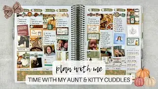 PLAN WITH ME | time with my aunt & lots of cuddles with my kitties | #makselifeplanner | sept. 23-29