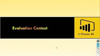 Evaluation Context in Power bi