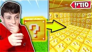 מצאתי בונקר סודי של לאקי בלוקס במיינקראפט!?! (בונקר מתחת לאדמה??)
