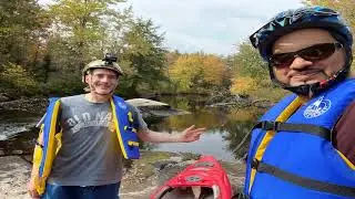 Skootamatta River, Fall 2023 - Ahmed's 1st Kayak Trip