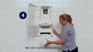 Instruktionsfilm om hur man laddar Tork Peakserve