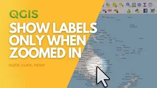 Make labels come on only when you zoom in QGIS