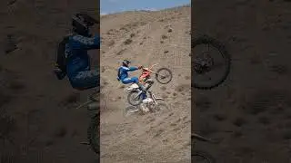 учимся проезжать пенёк #enduro #moto