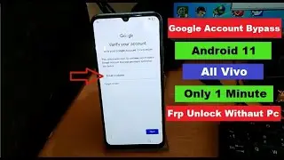 All Vivo Android 11 Frp Bypass | new security app not install solution | Only in 1 Minute Without PC