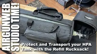 Awesome Gear to Secure and Transport your Carbon Fiber HPA Tank - Primal Gun Gear Refill Rucksack
