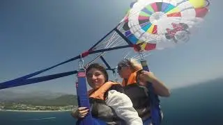 Турция 🇹🇷 Кемер, п. Кириш. Взлетаем с катера 🚤 на парашюте 🪂