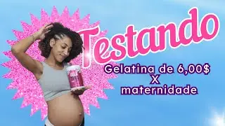 Finalizando meu cabelo com Gelatina| a gelatina mais barata que já vi|Gestação semana 20 á 28|Rotina