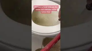 This Trick to Remove Sediment From Your Water Heater will Shock You!