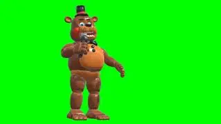 Green Screen FNAF Toy Freddy video effects