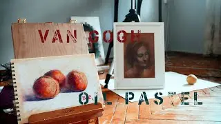 How to Draw with Van Gogh Oil Pastels.