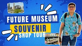 SOUVENIR SHOP INSIDE THE MUSEUM OF THE FUTURE #dubai #futuremuseum