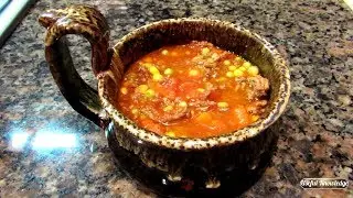 Vegetable Soup with Ground Beef  | Useful Knowledge