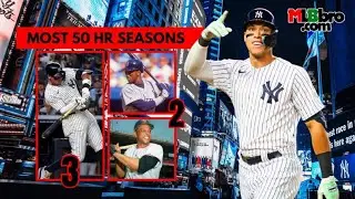 HOME BOI HIGHLIGHTS | Aaron Judge Becomes First MLBbro To Post Three 50+ Homer Seasons