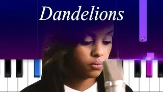 Ruth B - Dandelions  | Piano Tutorial
