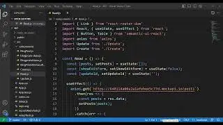 React Read mock server