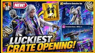50000 UC Luckiest Crate Opening I ULTIMATE SET GILT SPIN IN BGMI Multiverse Detective I UC Up event