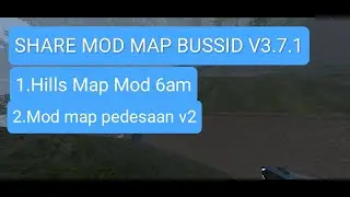 SHARE MOD MAP|BUSSID v3.7.1 #bussid #bussimulatorindonesia #mod