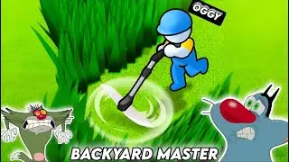 OGGY BECOMES GARDNER IN BACKYARD MASTER GAME | WITH JACK | OGGY GAME