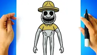 How to DRAW ZOOKEEPER - Zoonomaly