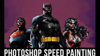 Photoshop Speed Painting - Comic Book Art - AcrezHD