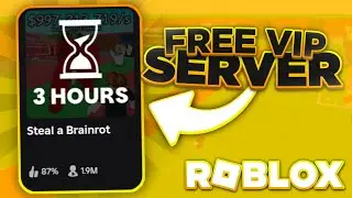Free Steal A Brainrot Private Server (2025) - VIP Server For Free ROBLOX