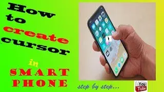 how to enable cursor or mouse pointer on mobile phone