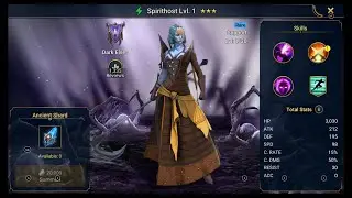 [*/\*] RAID: Shadow Legends - Unlocking Spirithost (RARE SPIRIT Champion)