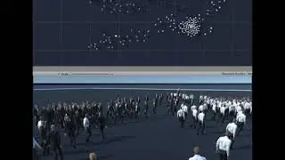 062_Autonomous Virtual Human Simulation (AVHS)- Unity Game Engine-005- Navigating Crowds