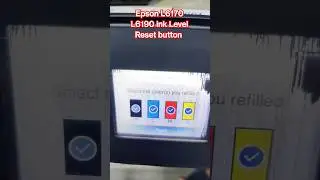 Epson L6170 L6190 ink Level Reset button 