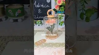 Redoma de vidro cúpula, dia da mãe #artesanato #diy #handmade